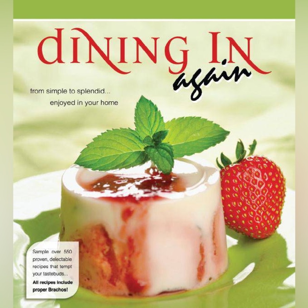 ‘Dining In Again’ Kosher Food Cookbook Vintage Judaica ISBN 978-1-60763-028-9